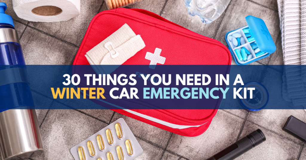 30 things you need in a winter car emergency kit