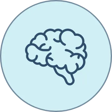 brain icon in circle